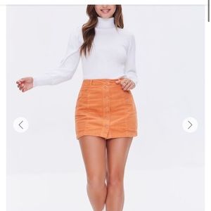 Forever 21 corduroy mini skirt, size 1x